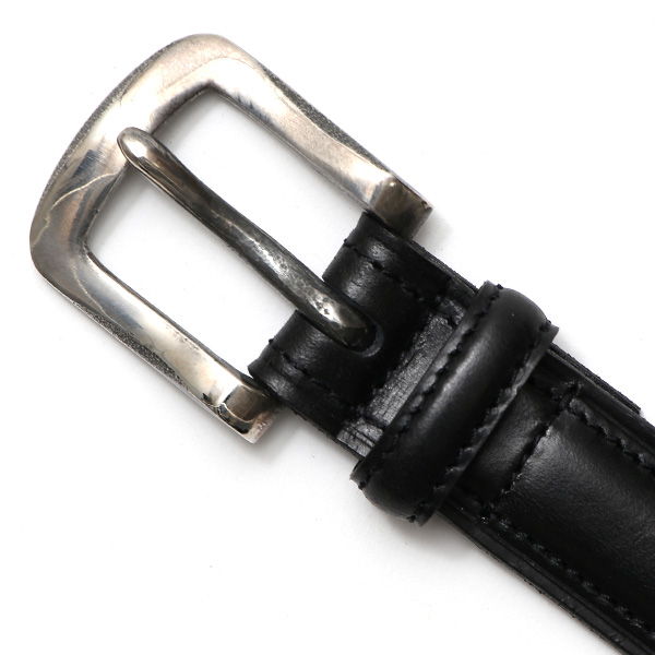  イギリス製ブライドルレザー ハンドメイド真鍮製バックル ベルト メンズ 本革 ビジネス スーツ ブランド ブラック 黒 黒色 高級 シンプル 日本製 国産 男性 彼氏 夫 新生活 新社会人 昇進祝い プレゼント ギフト 池之端銀革店 Cr-223