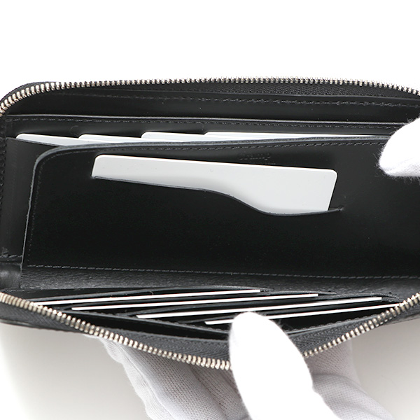  プエブロ 財布 ブランド メンズ 池之端銀革店 本革 ラウンド 財布 プエブロレザー 長財布 日本製 束入れ ブラック 黒 黒色 薄型 カード入れ お札 お財布 ロング 小銭入れ 小さめ 大容量 さいふ 日本製 Cramp(クランプ) Cr-604