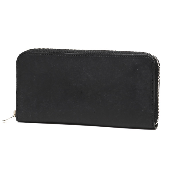  プエブロ 財布 ブランド メンズ 池之端銀革店 本革 ラウンド 財布 プエブロレザー 長財布 日本製 束入れ ブラック 黒 黒色 薄型 カード入れ お札 お財布 ロング 小銭入れ 小さめ 大容量 さいふ 日本製 Cramp(クランプ) Cr-604