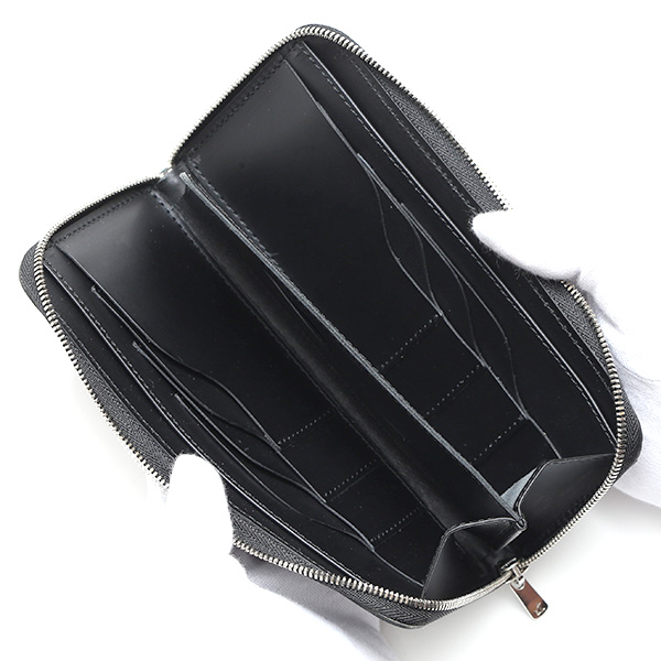  プエブロ 財布 ブランド メンズ 池之端銀革店 本革 ラウンド 財布 プエブロレザー 長財布 日本製 束入れ ブラック 黒 黒色 薄型 カード入れ お札 お財布 ロング 小銭入れ 小さめ 大容量 さいふ 日本製 Cramp(クランプ) Cr-604