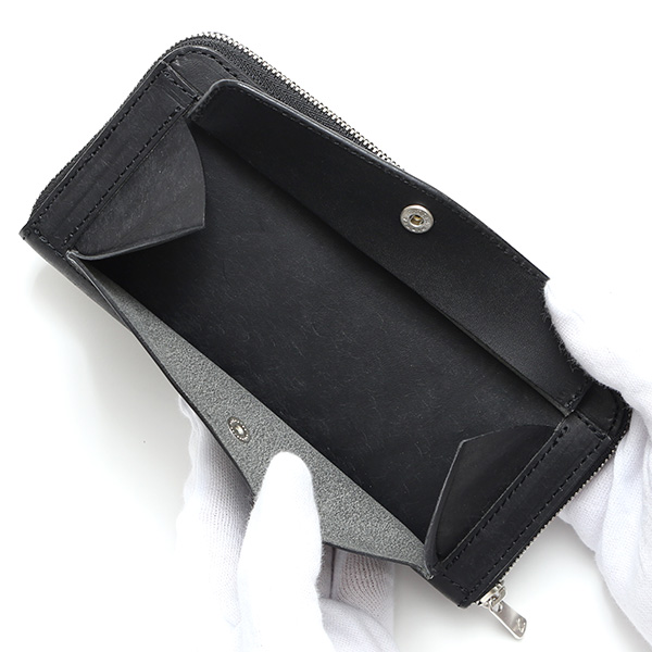  プエブロ 財布 ブランド メンズ 池之端銀革店 本革 ラウンド 財布 プエブロレザー 長財布 日本製 束入れ ブラック 黒 黒色 薄型 カード入れ お札 お財布 ロング 小銭入れ 小さめ 大容量 さいふ 日本製 Cramp(クランプ) Cr-604