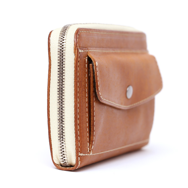  プエブロ 財布 ブランド メンズ 池之端銀革店 本革 ラウンド 財布 プエブロレザー 長財布 日本製 束入れ キャメル ブラウン 茶 茶色 薄型 カード入れ お札 お財布 ロング 小銭入れ 小さめ 大容量 さいふ 日本製 Cramp(クランプ) Cr-604