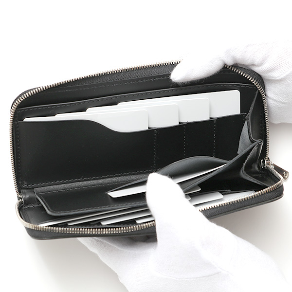  プエブロ 財布 ブランド メンズ 池之端銀革店 本革 ラウンド 財布 プエブロレザー 長財布 日本製 束入れ ブルー ネイビー 青色 薄型 カード入れ お札 お財布 ロング 小銭入れ 小さめ 大容量 さいふ 日本製 Cramp(クランプ) Cr-604