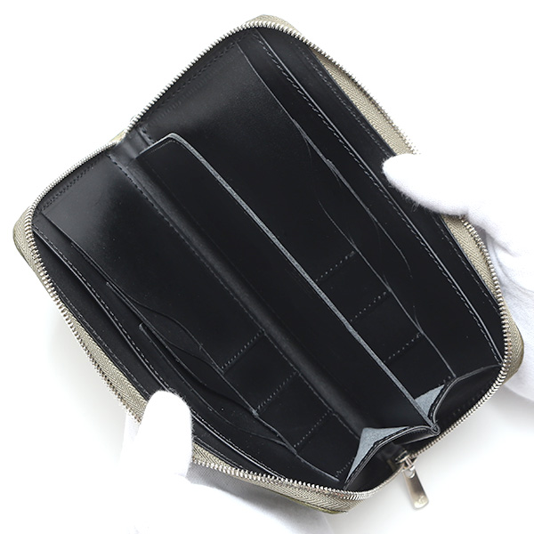  プエブロ 財布 ブランド メンズ 池之端銀革店 本革 ラウンド 財布 プエブロレザー 長財布 日本製 束入れ グリーン 緑色 薄型 カード入れ お札 お財布 ロング 小銭入れ 小さめ 大容量 さいふ 日本製 Cramp(クランプ) Cr-604