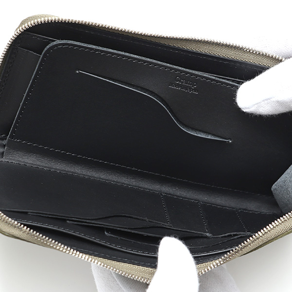  プエブロ 財布 ブランド メンズ 池之端銀革店 本革 ラウンド 財布 プエブロレザー 長財布 日本製 束入れ グリーン 緑色 薄型 カード入れ お札 お財布 ロング 小銭入れ 小さめ 大容量 さいふ 日本製 Cramp(クランプ) Cr-604