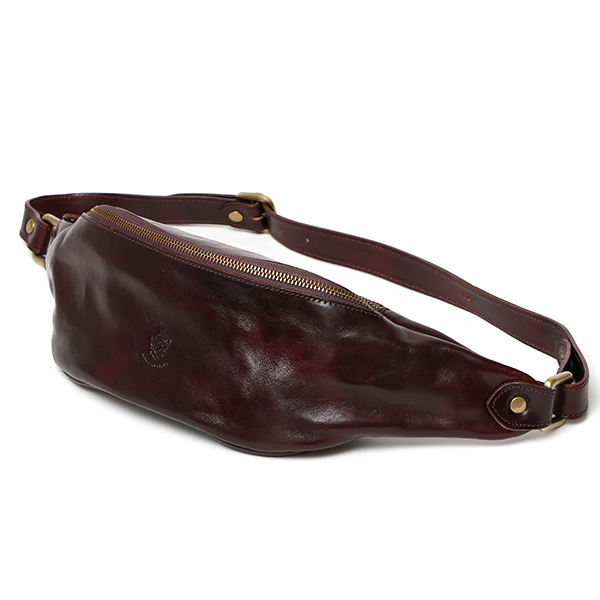 I MEDICI(イ メディチ) レザー ボディバッグ ラージ ダークブラウン