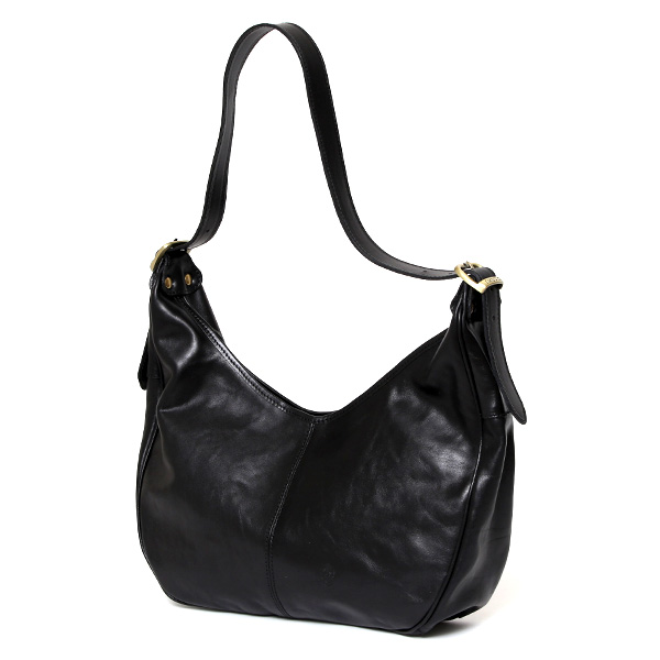 ショルダーバッグ メンズ 本革 ブランド インポート イタリア製 ワンショルダー レザー 革 ブラック 黒 黒色 メッセンジャーバッグ 自転車 アメカジ おしゃれ かっこいい 鞄 サステナブル I MEDICI(イ メディチ)