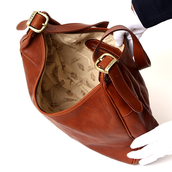 ショルダーバッグ メンズ 本革 ブランド インポート イタリア製 ワンショルダー レザー 革 ブラウン 茶 茶色 メッセンジャーバッグ 自転車 アメカジ おしゃれ かっこいい 鞄 サステナブル I MEDICI(イ メディチ)