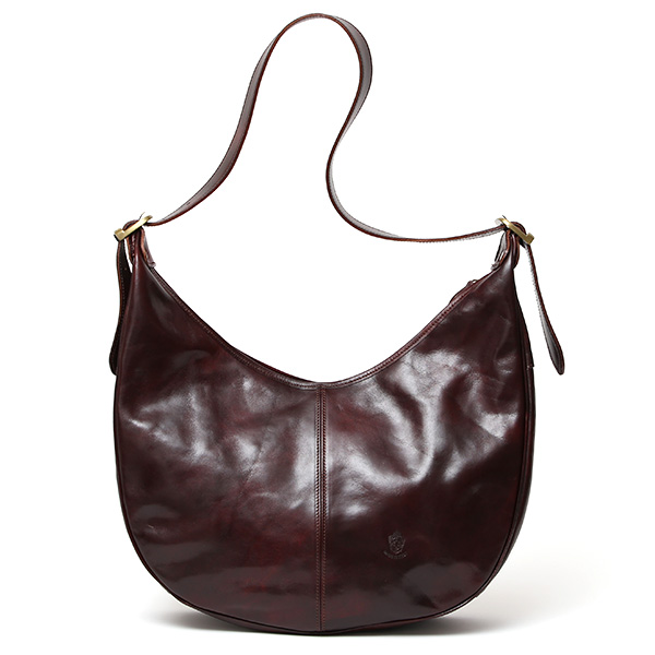 I MEDICI(イ メディチ) レザー ショルダーバッグ M ダークブラウン