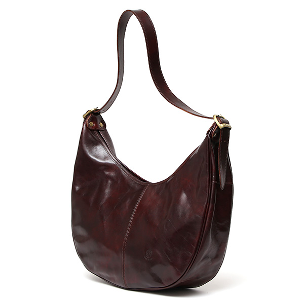 ショルダーバッグ メンズ 本革 ブランド インポート イタリア製 ワンショルダー レザー 革 ダークブラウン ブラウン 茶 茶色 メッセンジャーバッグ 自転車 アメカジ おしゃれ かっこいい 鞄 サステナブル I MEDICI(イ メディチ)