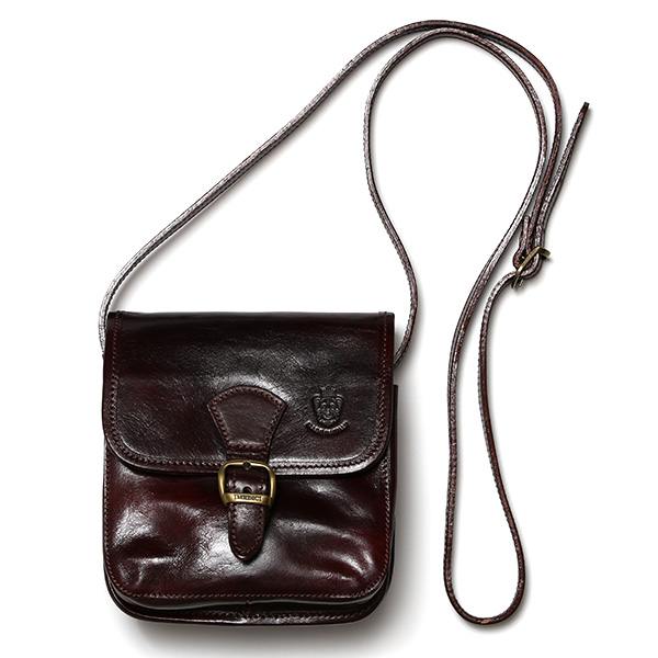 I MEDICI(イ メディチ) レザー ミニ ショルダーバッグ ダークブラウン