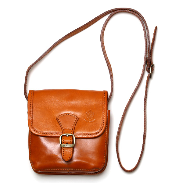 I MEDICI(イ メディチ) レザー ミニ ショルダーバッグ キャメル