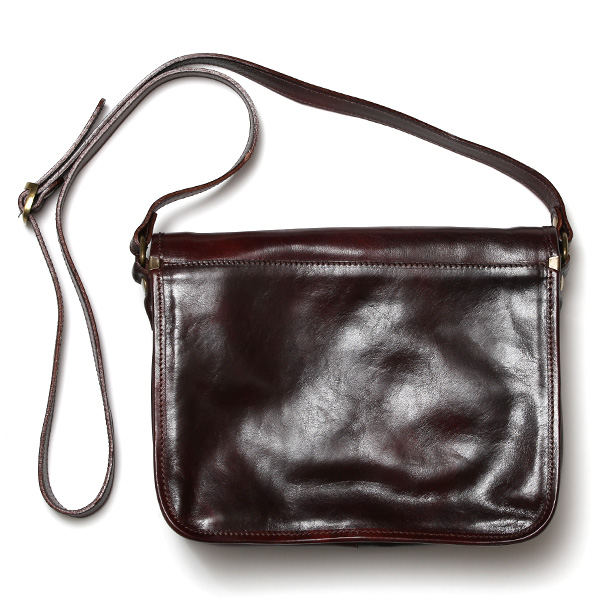 ショルダーバッグ メンズ レディース 本革 小さめ クラシック レザー 斜め掛け バッグ レトロ ダークブラウン ブラウン 茶 茶色 メッセンジャーバッグ おしゃれ プレゼント ギフト イタリア ブランド I MEDICI(イ メディチ) 3525