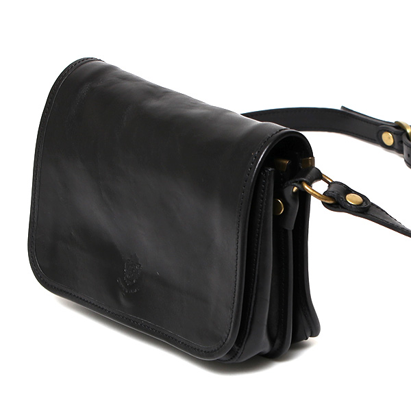 ショルダーバッグ レディース メンズ 本革 斜め掛け 軽い コンパクト 小さめ かわいい 軽量 クラシック ブラック 黒 黒色 小ぶり カジュアル レトロ プレゼント おしゃれ ギフト イタリア ブランド I MEDICI(イ メディチ) 3600