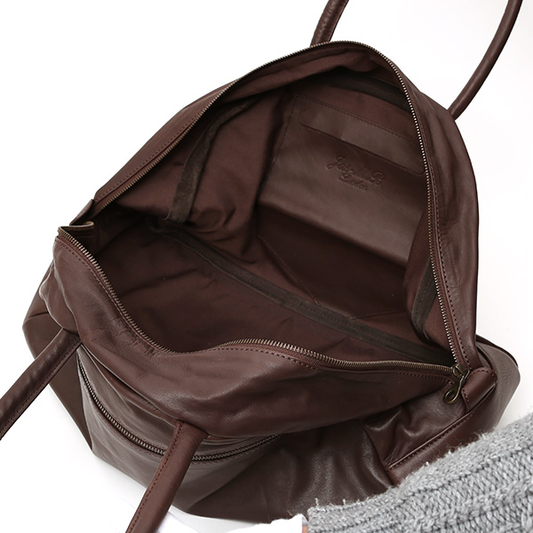  ジャスエムビー(Jas-M.B.) スモールトラベラー(Small Traveller) ボストンバッグ ブラウン 茶 茶色 メンズ 鞄 バッグ