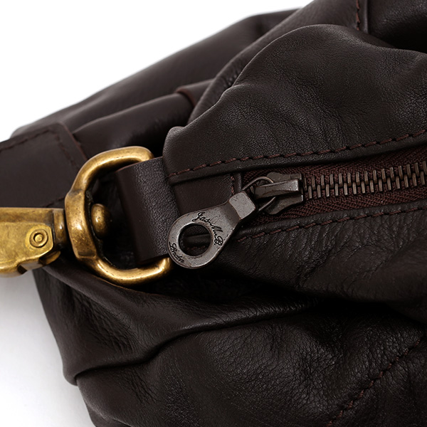 ジャスエムビー(Jas-M.B.) スモールウィングストラベラー(Small Wings Traveller) ボストンバッグ ブラウン 茶 茶色 メンズ 革 レザー