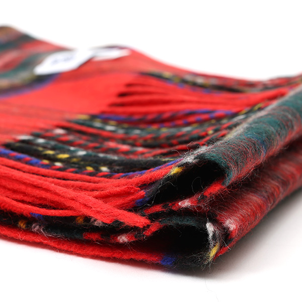 ジョンストンズ(Johnstons) マフラー/ストール レッド ワイン 赤色 メンズ レディース カシミヤ カシミア 100% 高級