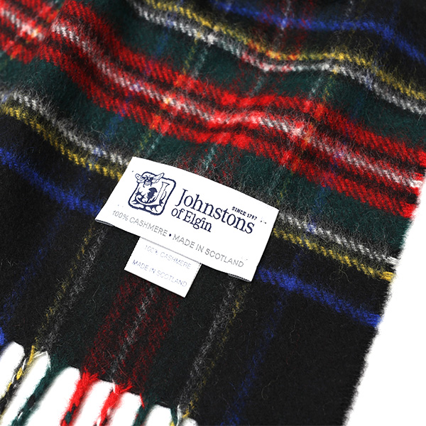 ジョンストンズ(Johnstons) マフラー/ストール ブルー ネイビー 青色 メンズ レディース カシミヤ カシミア 100% 高級