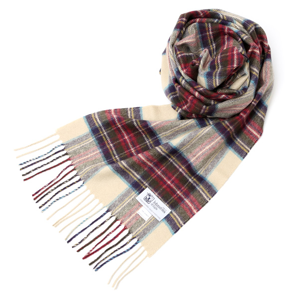 ジョンストンズ(Johnstons) カシミヤ マフラー ストール ヘッシャンドレススチュワート