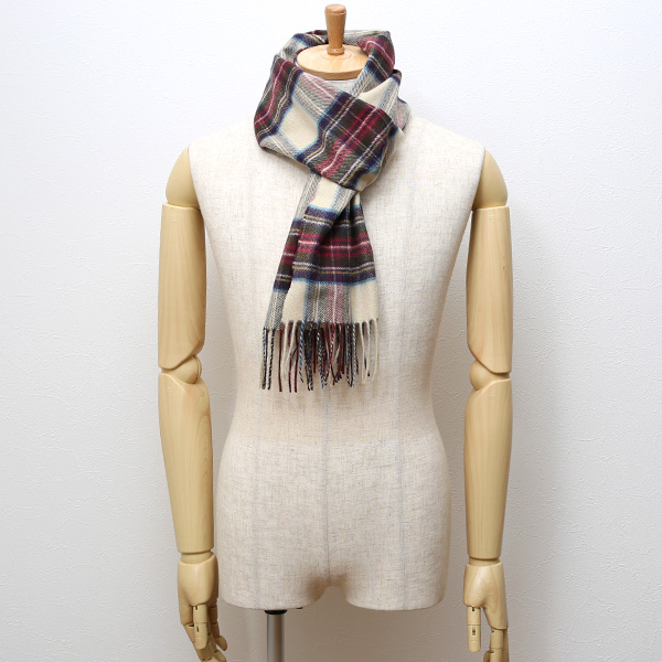  ジョンストンズ(Johnstons) マフラー/ストール ベージュ 肌色 メンズ レディース カシミヤ カシミア 100％ 高級