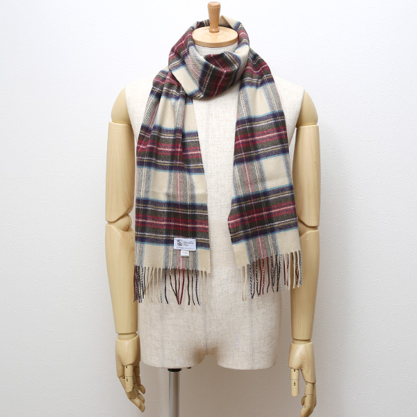  ジョンストンズ(Johnstons) マフラー/ストール ベージュ 肌色 メンズ レディース カシミヤ カシミア 100％ 高級