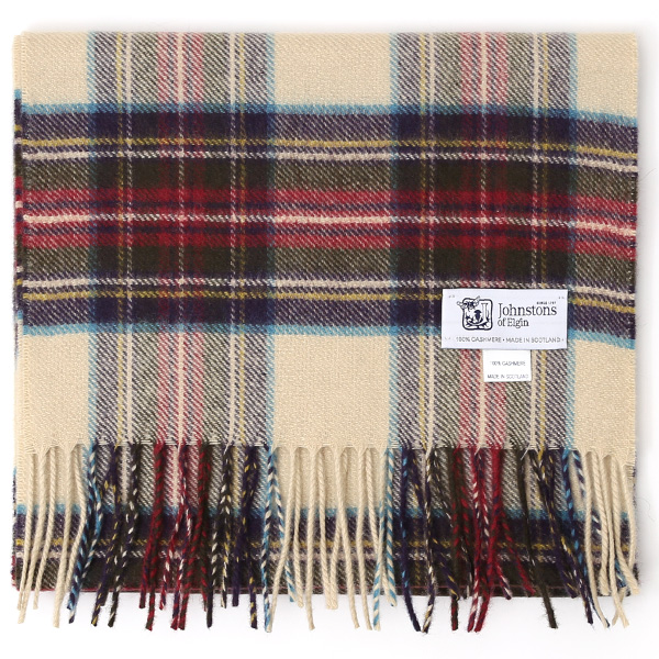  ジョンストンズ(Johnstons) マフラー/ストール ベージュ 肌色 メンズ レディース カシミヤ カシミア 100％ 高級