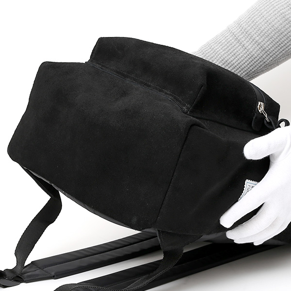リュック スエード/スウェード 本革 バックパック ブラック 黒 黒色 レザー リュックサック メンズ レディース かわいい 日本製 カバン kiruna(キルナ)