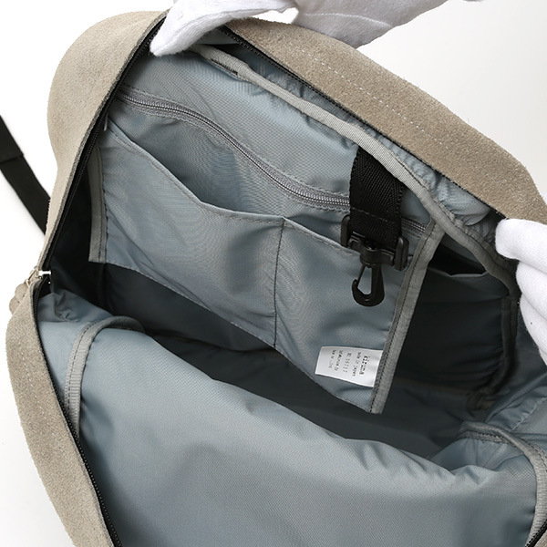  リュック スエード/スウェード 本革 バックパック グレー グレイ 灰色 レザー リュックサック メンズ レディース かわいい 日本製 カバン kiruna(キルナ)