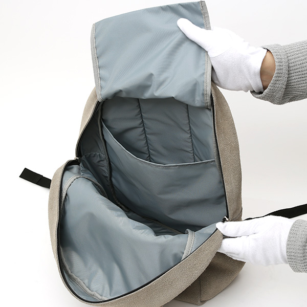  リュック スエード/スウェード 本革 バックパック グレー グレイ 灰色 レザー リュックサック メンズ レディース かわいい 日本製 カバン kiruna(キルナ)