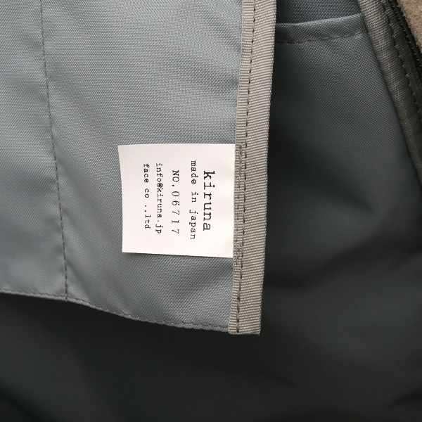  リュック スエード/スウェード 本革 バックパック グレー グレイ 灰色 レザー リュックサック メンズ レディース かわいい 日本製 カバン kiruna(キルナ)