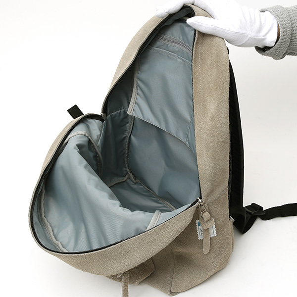  リュック スエード/スウェード 本革 バックパック グレー グレイ 灰色 レザー リュックサック メンズ レディース かわいい 日本製 カバン kiruna(キルナ)