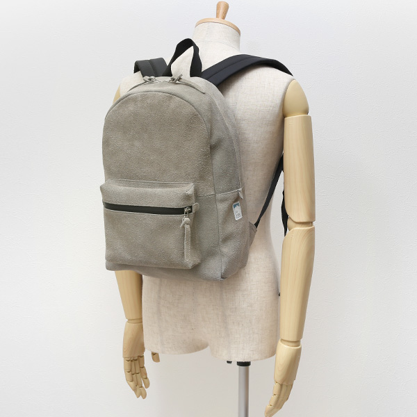  リュック スエード/スウェード 本革 バックパック グレー グレイ 灰色 レザー リュックサック メンズ レディース かわいい 日本製 カバン kiruna(キルナ)