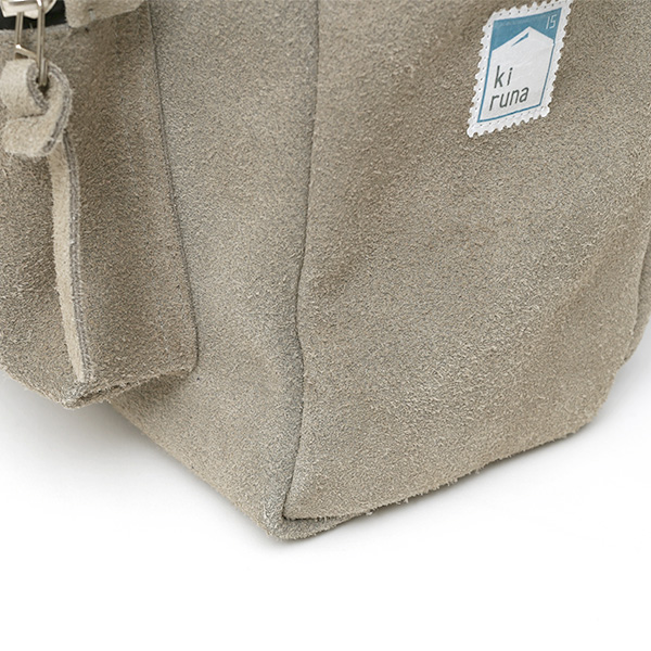  リュック スエード/スウェード 本革 バックパック グレー グレイ 灰色 レザー リュックサック メンズ レディース かわいい 日本製 カバン kiruna(キルナ)