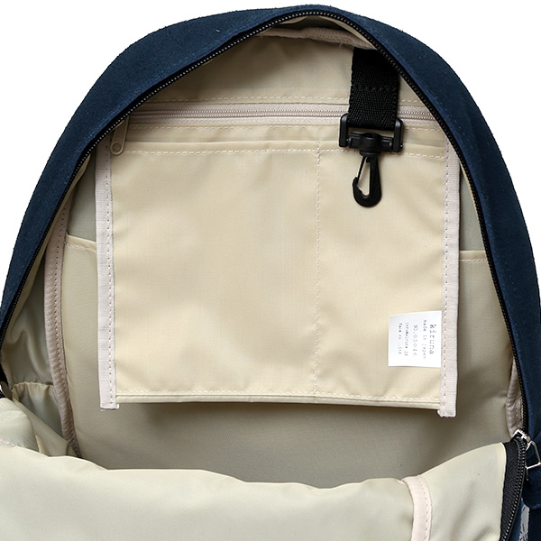  リュック スエード/スウェード 本革 バックパック ブルー ネイビー 青色 レザー リュックサック メンズ レディース かわいい 日本製 カバン kiruna(キルナ)