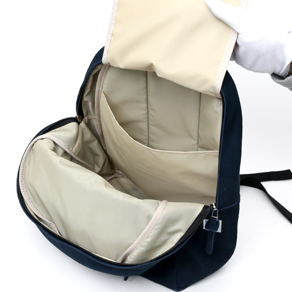  リュック スエード/スウェード 本革 バックパック ブルー ネイビー 青色 レザー リュックサック メンズ レディース かわいい 日本製 カバン kiruna(キルナ)