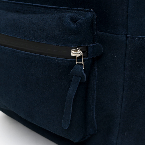  リュック スエード/スウェード 本革 バックパック ブルー ネイビー 青色 レザー リュックサック メンズ レディース かわいい 日本製 カバン kiruna(キルナ)