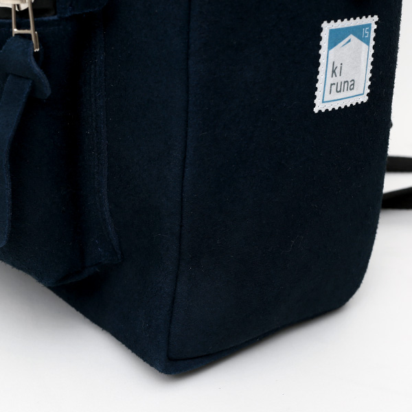  リュック スエード/スウェード 本革 バックパック ブルー ネイビー 青色 レザー リュックサック メンズ レディース かわいい 日本製 カバン kiruna(キルナ)