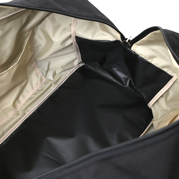  kiruna(キルナ) ボストンバッグ 旅行 カバン ブラック 黒 黒色 メンズ レディース 大型 鞄 ショルダー付き ナイロン 2泊 可愛い 大人