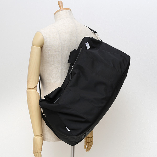  kiruna(キルナ) ボストンバッグ 旅行 カバン ブラック 黒 黒色 メンズ レディース 大型 鞄 ショルダー付き ナイロン 2泊 可愛い 大人