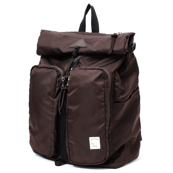  リュック 高密度 ナイロン 日本製 メンズ バックパック レディース チョコ ブラウン 茶 茶色 おしゃれ 高級 光沢 kiruna(キルナ) 