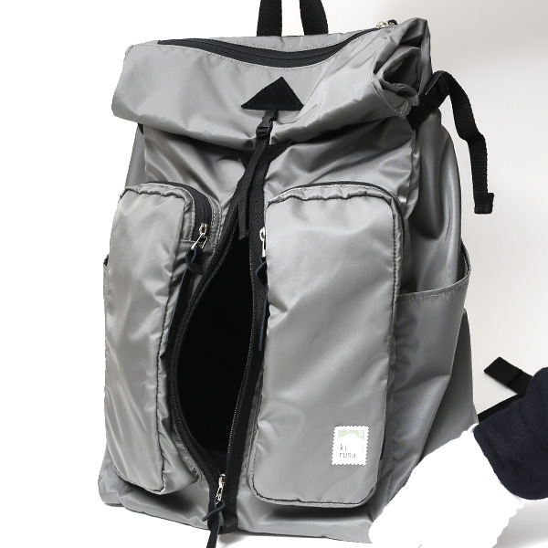  リュック 高密度 ナイロン 日本製 メンズ バックパック レディース グレー グレイ 灰色 おしゃれ 高級 光沢 kiruna(キルナ) 