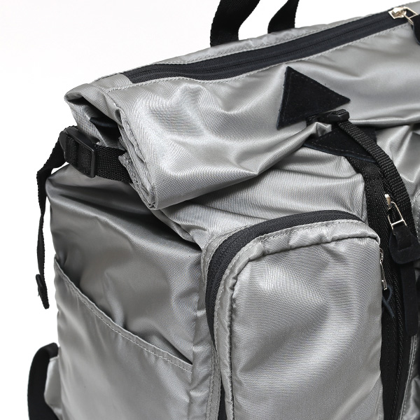  リュック 高密度 ナイロン 日本製 メンズ バックパック レディース グレー グレイ 灰色 おしゃれ 高級 光沢 kiruna(キルナ) 
