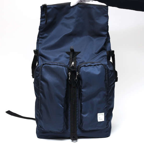  リュック 高密度 ナイロン 日本製 メンズ バックパック レディース ブルー ネイビー 青色 おしゃれ 高級 光沢 kiruna(キルナ) 