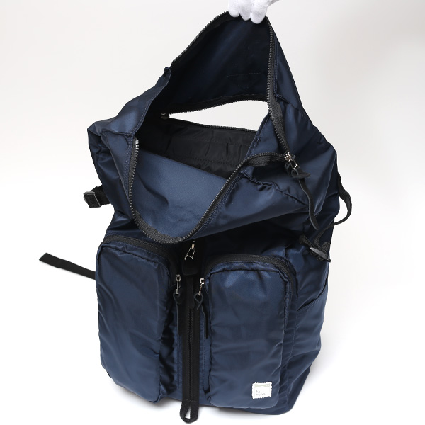  リュック 高密度 ナイロン 日本製 メンズ バックパック レディース ブルー ネイビー 青色 おしゃれ 高級 光沢 kiruna(キルナ) 