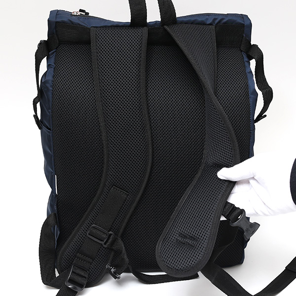  リュック 高密度 ナイロン 日本製 メンズ バックパック レディース ブルー ネイビー 青色 おしゃれ 高級 光沢 kiruna(キルナ) 