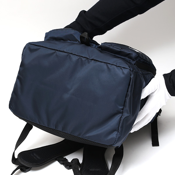 リュック 高密度 ナイロン 日本製 メンズ バックパック レディース ブルー ネイビー 青色 おしゃれ 高級 光沢 kiruna(キルナ) 
