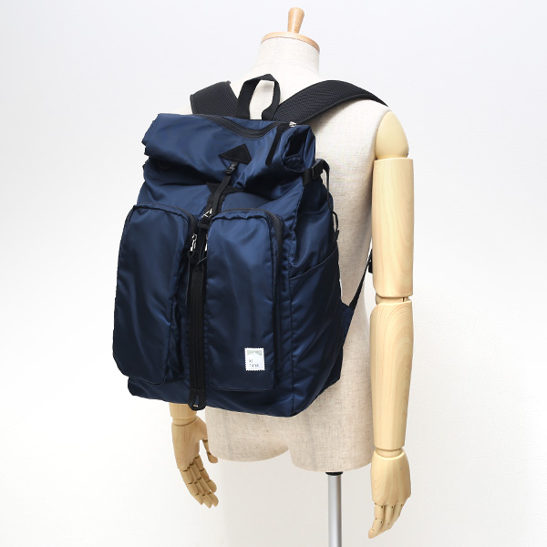  リュック 高密度 ナイロン 日本製 メンズ バックパック レディース ブルー ネイビー 青色 おしゃれ 高級 光沢 kiruna(キルナ) 