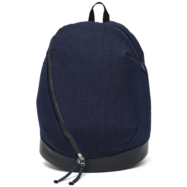 kiruna(キルナ) P-BAG3 KYOTO NYLON×COW LEATHER ネイビー/ブラック