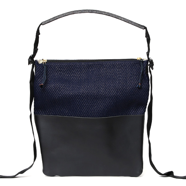  kiruna(キルナ) EASY SHOULDER KYOTO ブルー ネイビー 青色 