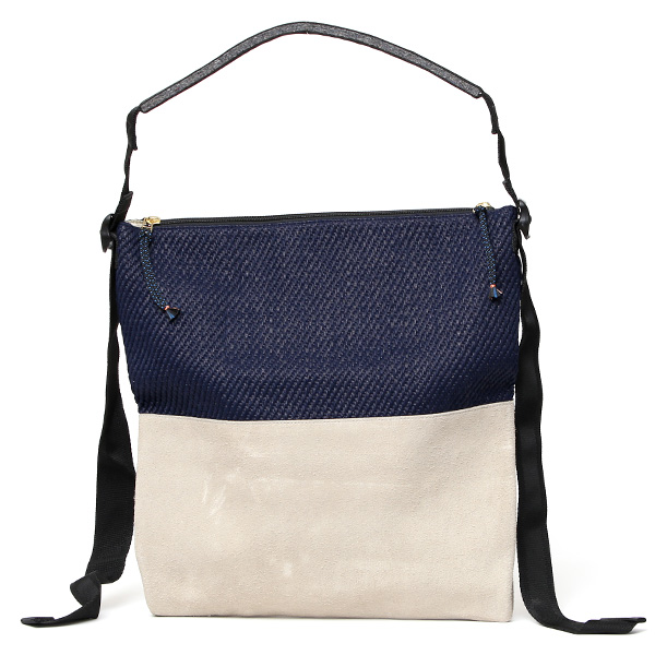  kiruna(キルナ) EASY SHOULDER KYOTO ブルー ネイビー 青色 